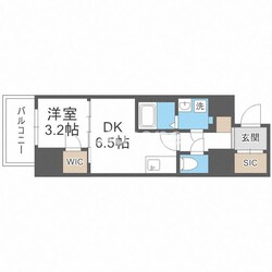 Metrosa谷町六丁目Northの物件間取画像